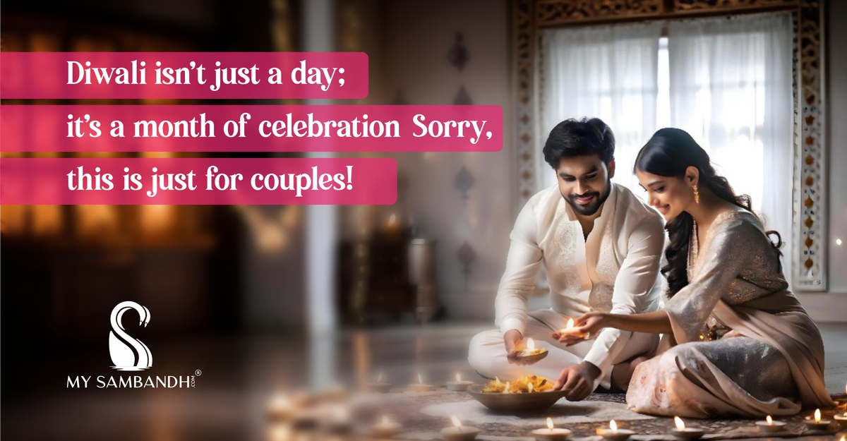 Diwali celebration begins! strictly for couples